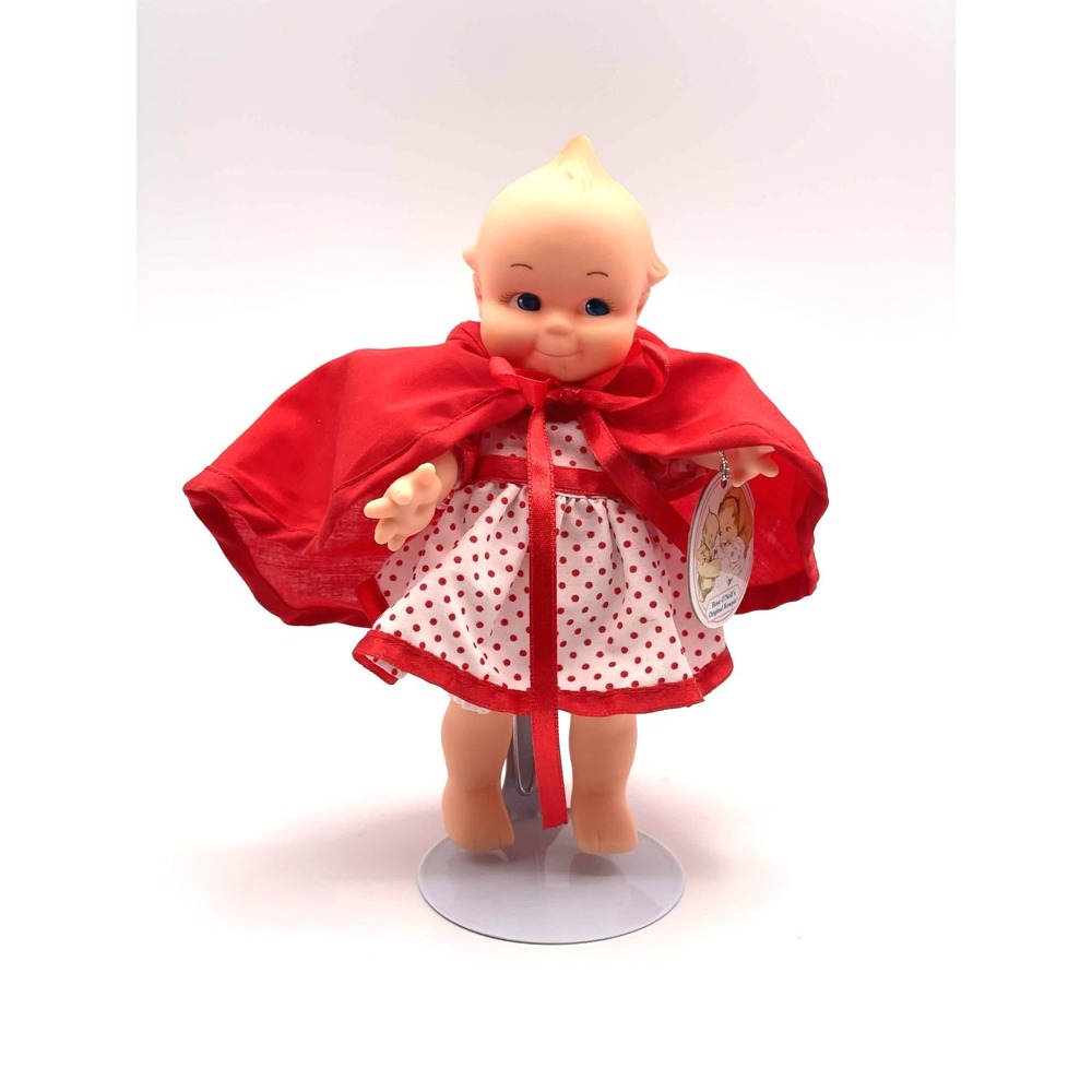 Vtg Rose O'Neill's Original 8" Kewpie Doll As Little Red Riding Hood